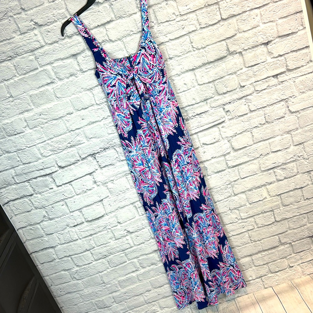 Lilly Pulitzer 🦩Maui maxi dress Oyster bay blue